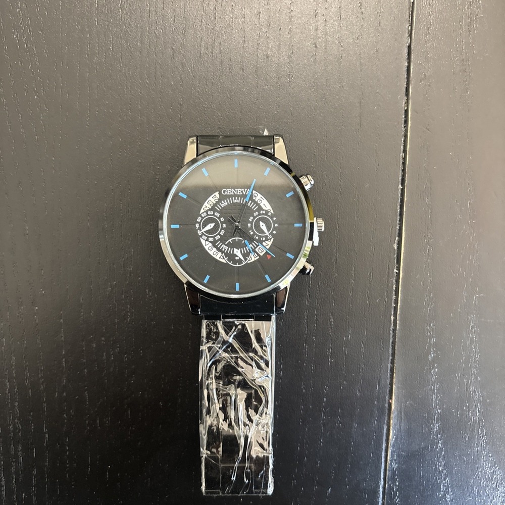 Geneva Black Men Watch Brand New